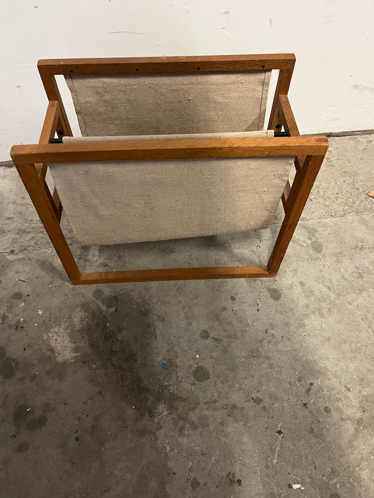 Porta riviste in teak vintage design danese anni 50 | fz9479