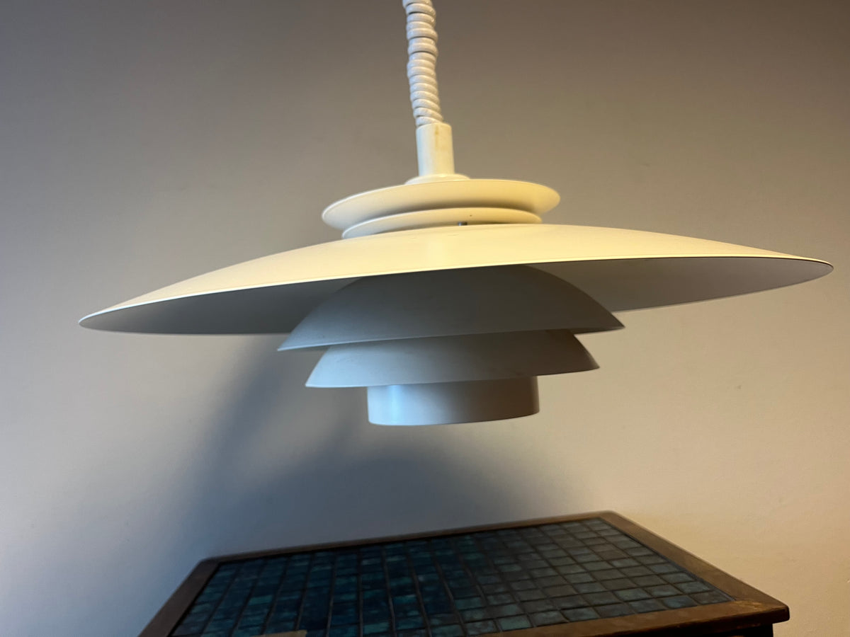 Lampada a sospensione bianca danimarca anni 60/70 | fz10078