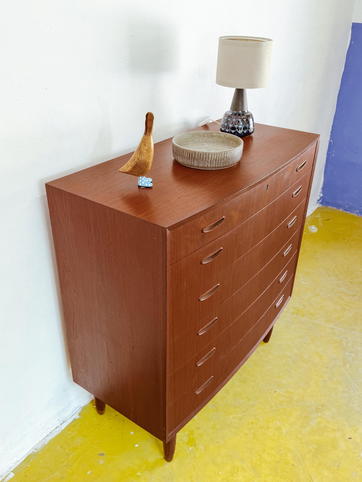 Cassettiera Vintage Danese 6 File Teak Anni '50 | Restaurata