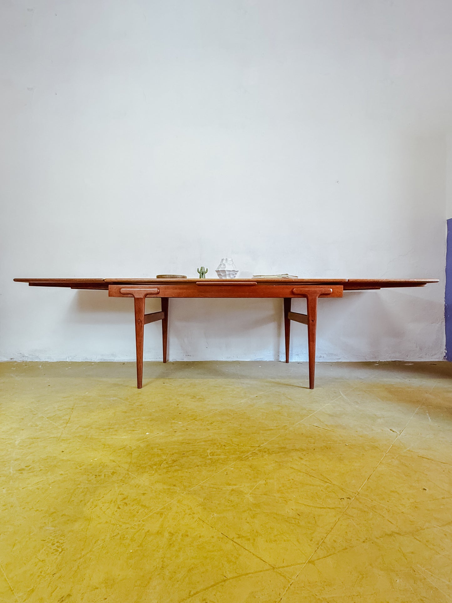 Tavolo Allungabile Teak Ejvind A. Johansson 160-280cm | Vintage Danese Anni 50