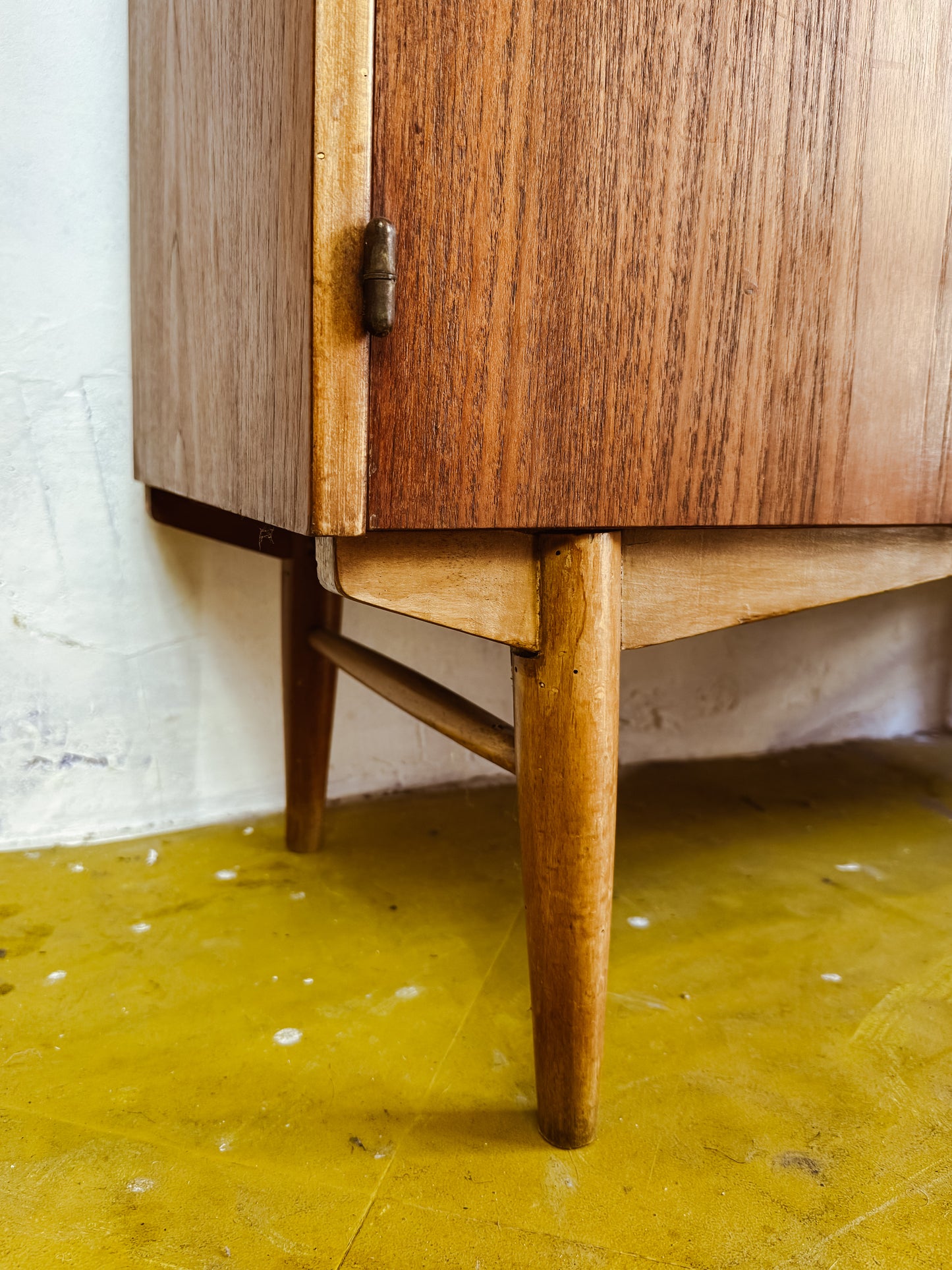 Libreria Troeds Vintage Teak Anni '60 | Piano Estraibile