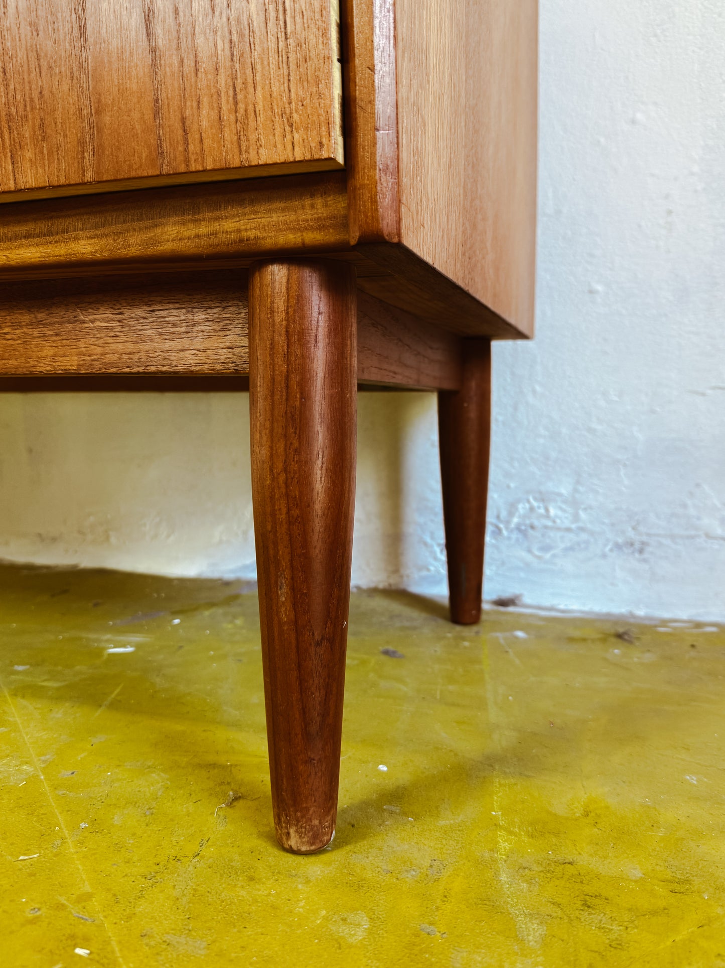 Libreria Scrittoio Vintage Danese Teak Anni '60 | Piano Estraibile