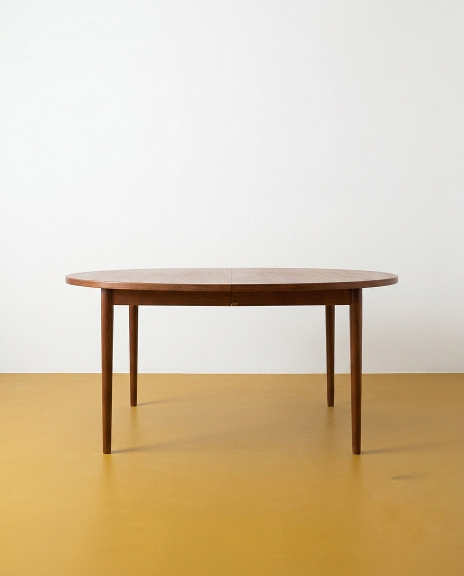 Tavolo ovale Bertil Fridhagen design svedese anni '60 | teak | 98mkt