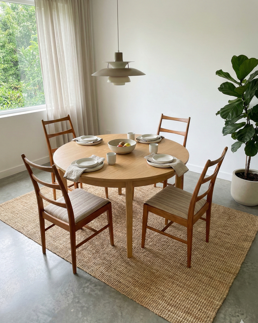 Set 4 Sedie Danesi Quercia | Schienale Tre Listelli | 70sw-21190alte