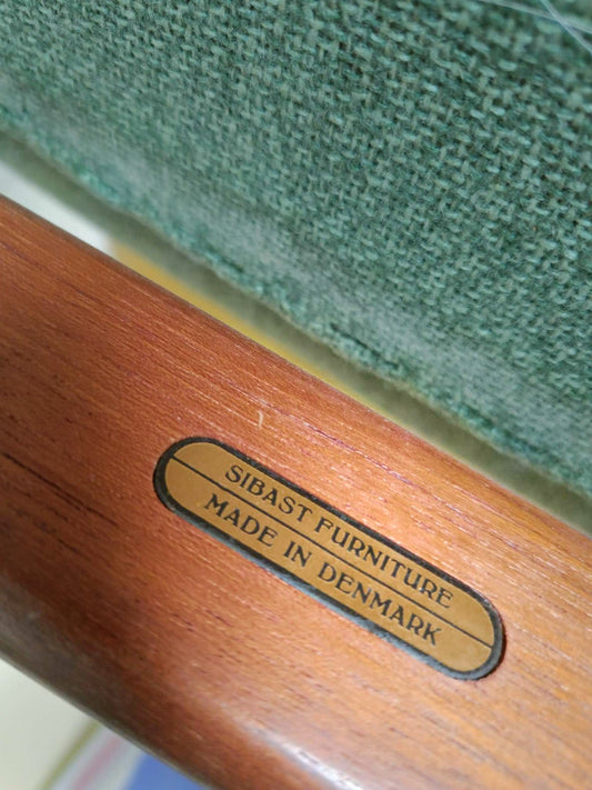 Marchio Danish Furniture Makers Control sulla sedia Kurt Østervig Sibast teak