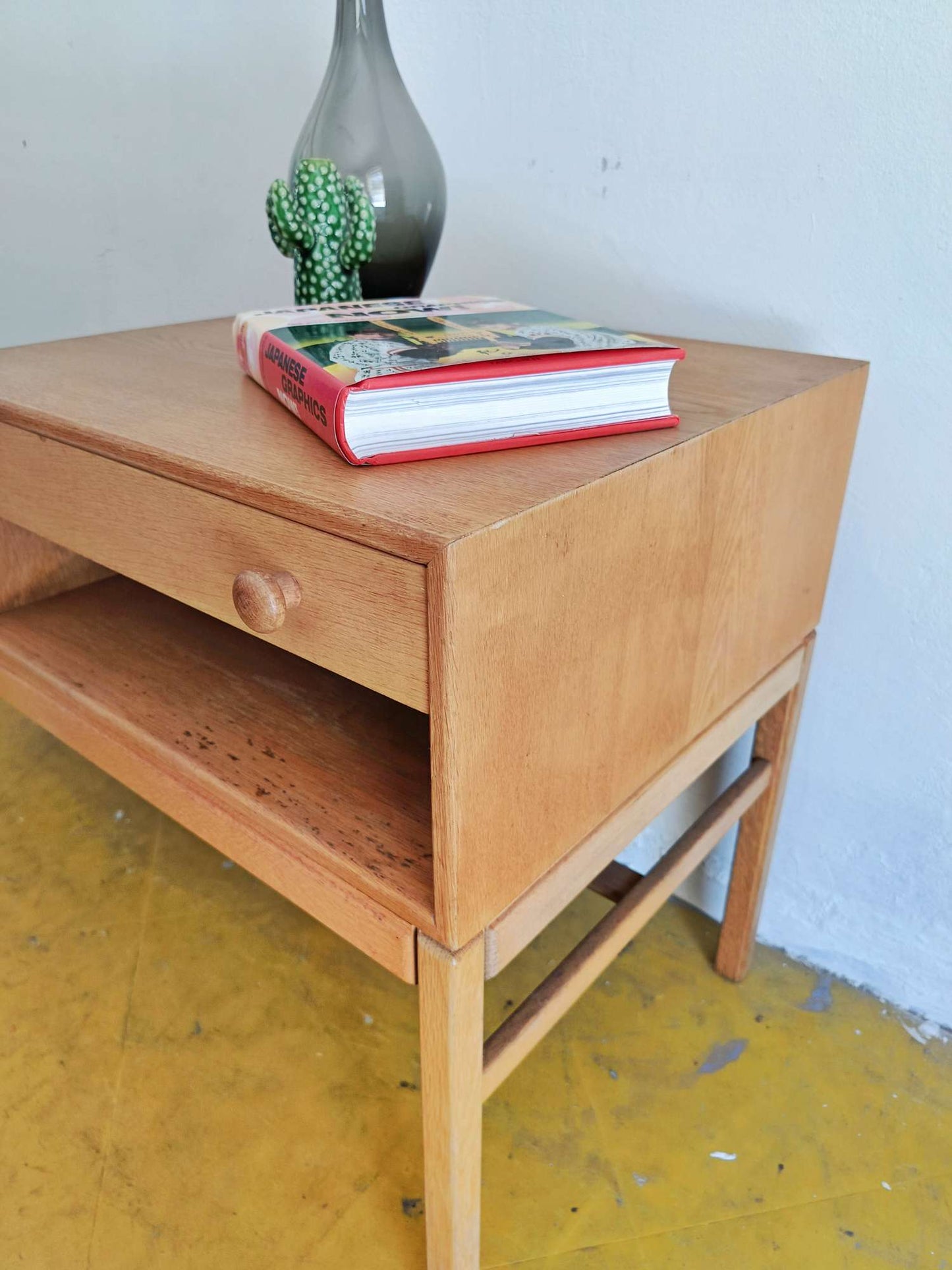 Panca Telefono Casino Engström Myrstrand | Svedese Anni '60 Quercia