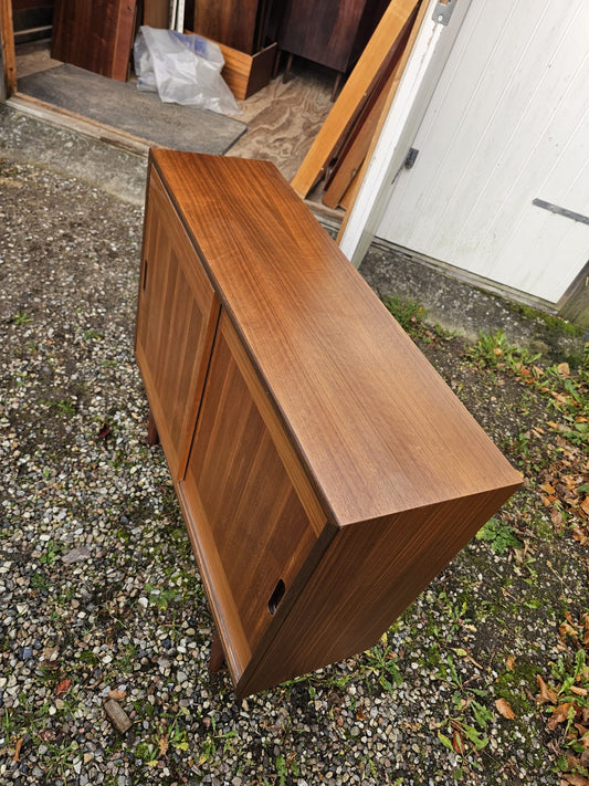 Sideboard Libreria Danese Vintage Anni '50 Teak Ante Scorrevoli 91cm | IN ARRIVO A NOVEMBRE