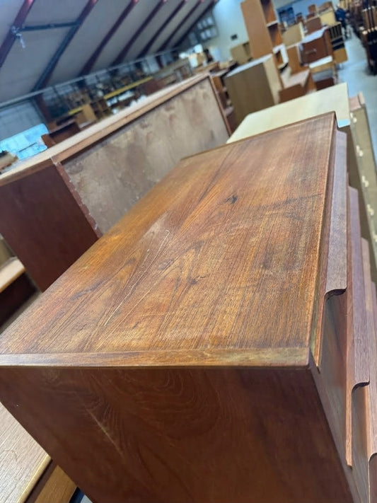 Cassettiera Danese Anni '60 Teak 7 Cassetti | 100st13