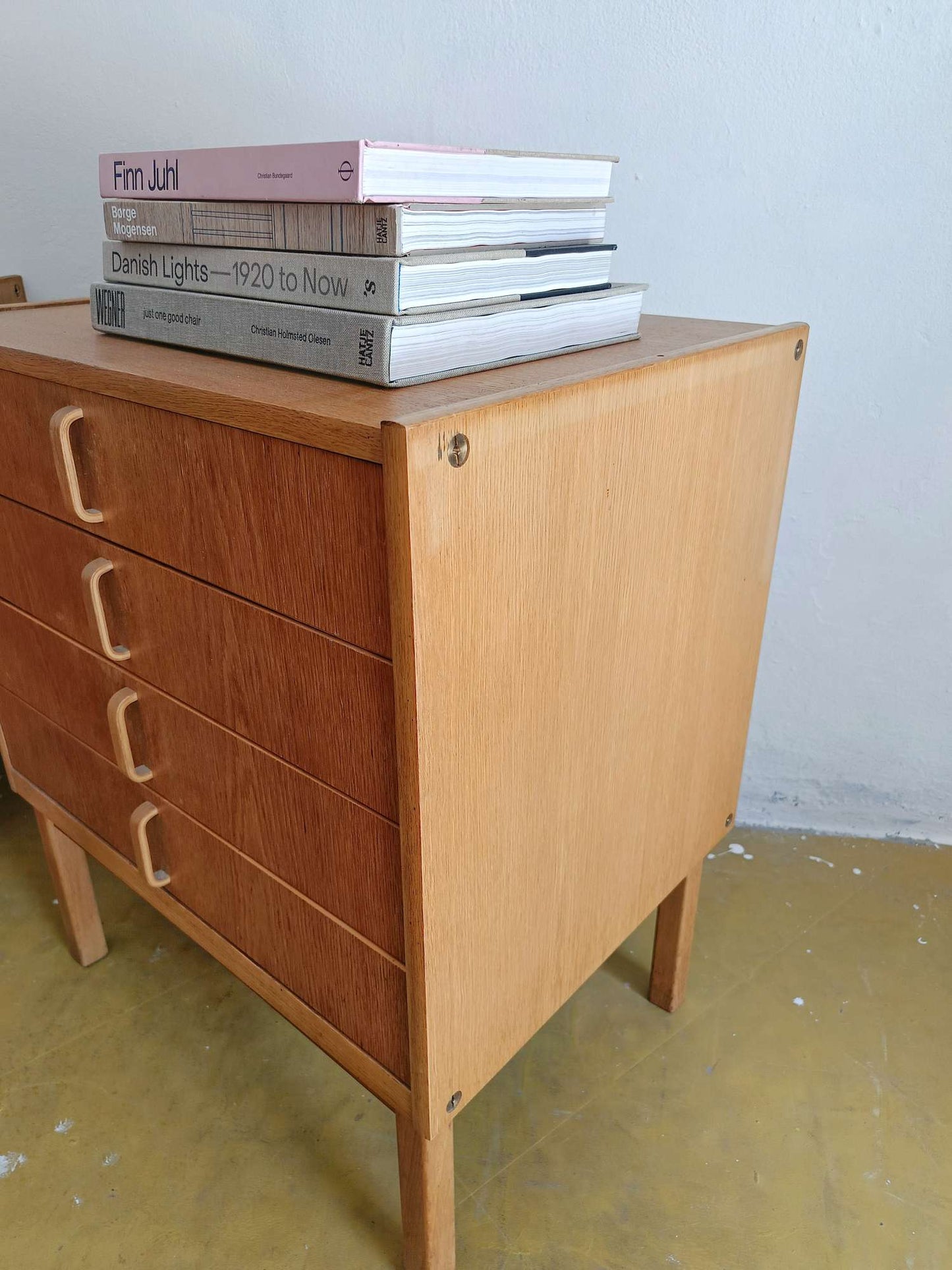 Comodini cassettiere Vintage Bertil Fridhagen | Bodafors Quercia Anni '60 Coppia