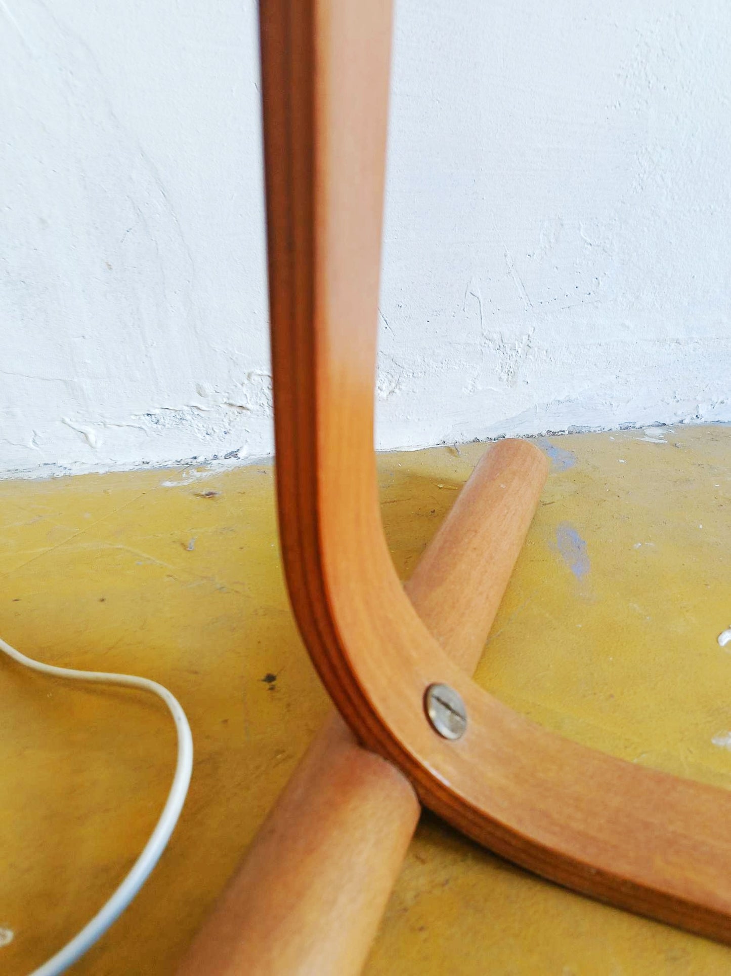 Lampada Terra Jan Wickelgren Svedese Anni '60 Betulla Regolabile