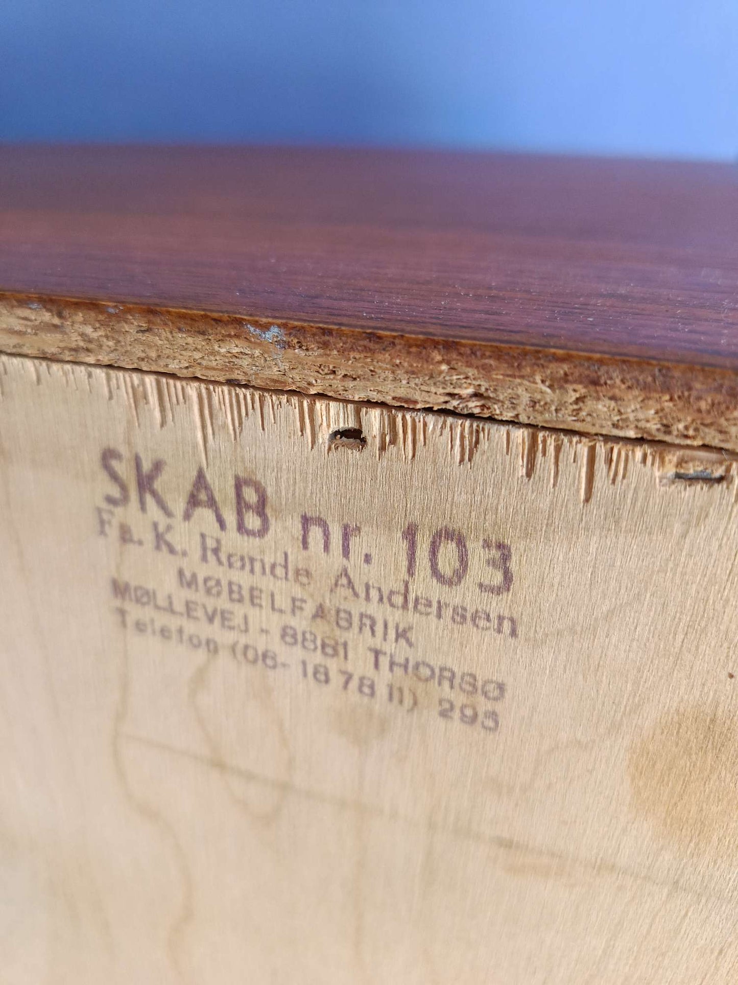 Sideboard Teak Danese Vintage Anni '50 | Danish Modern L.195cm | Lack00