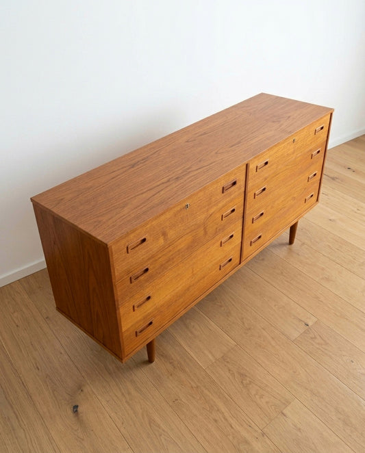 Sideboard Danese Vintage Anni '50 Teak Cassetti | 150cm | 98ck2378