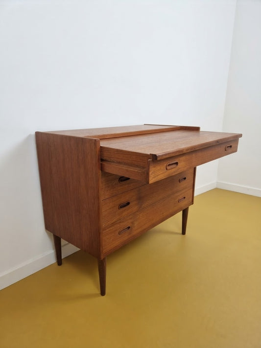 Toletta Design Danese Anni '50 Teak con Specchio | 90cm | 99mkt3