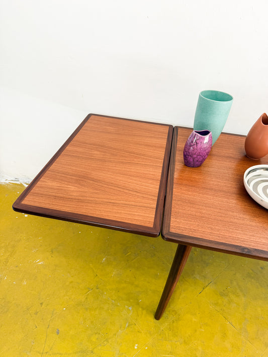 Tavolo Allungabile Teak Traversa Curva Vintage Danese Anni 50 | 140-248cm
