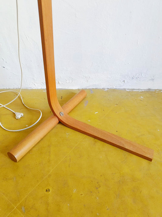 Lampada Terra Jan Wickelgren Svedese Anni '60 Betulla Regolabile