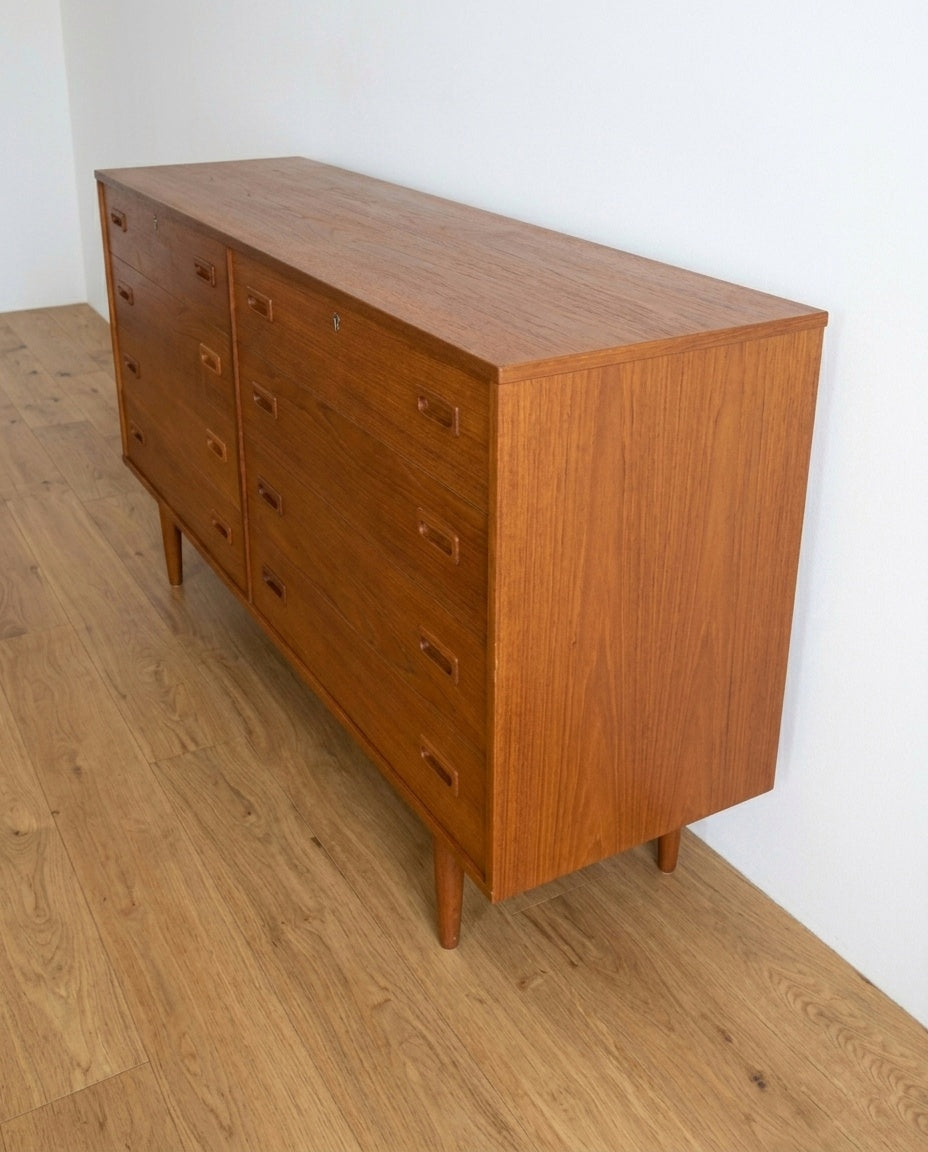 Sideboard Danese Vintage Anni '50 Teak Cassetti | 150cm | 98ck2378