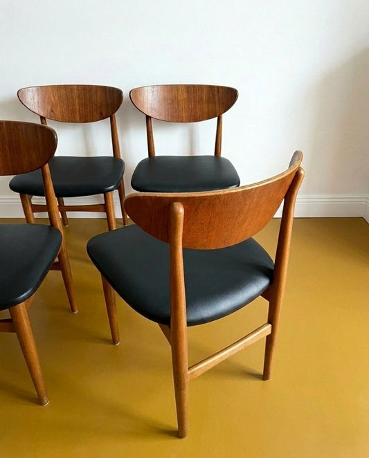 Set 4 sedie design danese vintage anni 50 | 98vnt6