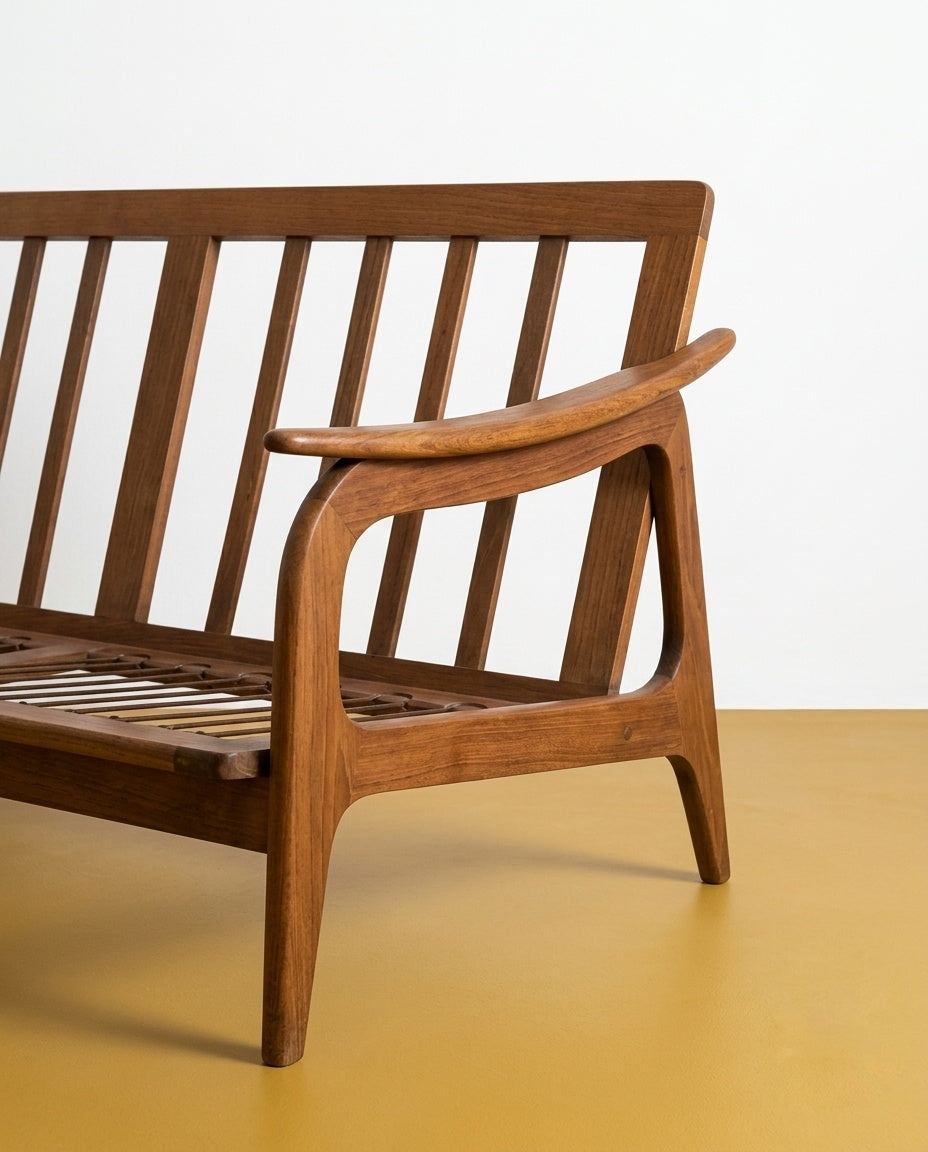 Divano 2 posti Bertil Fridhagen design svedese vintage anni 50 | ckmk1