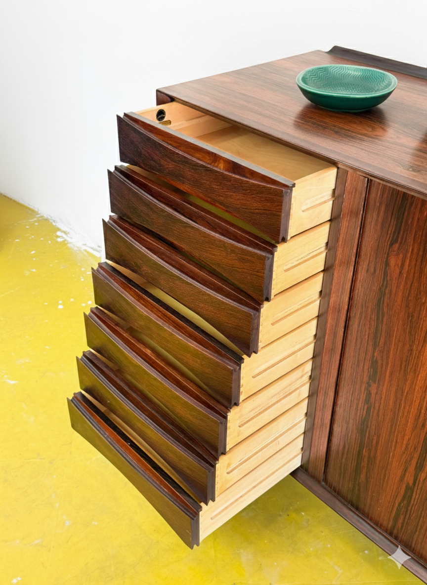 Credenza Arne Vodder Danese Palissandro 183cm | N.63 Sibast