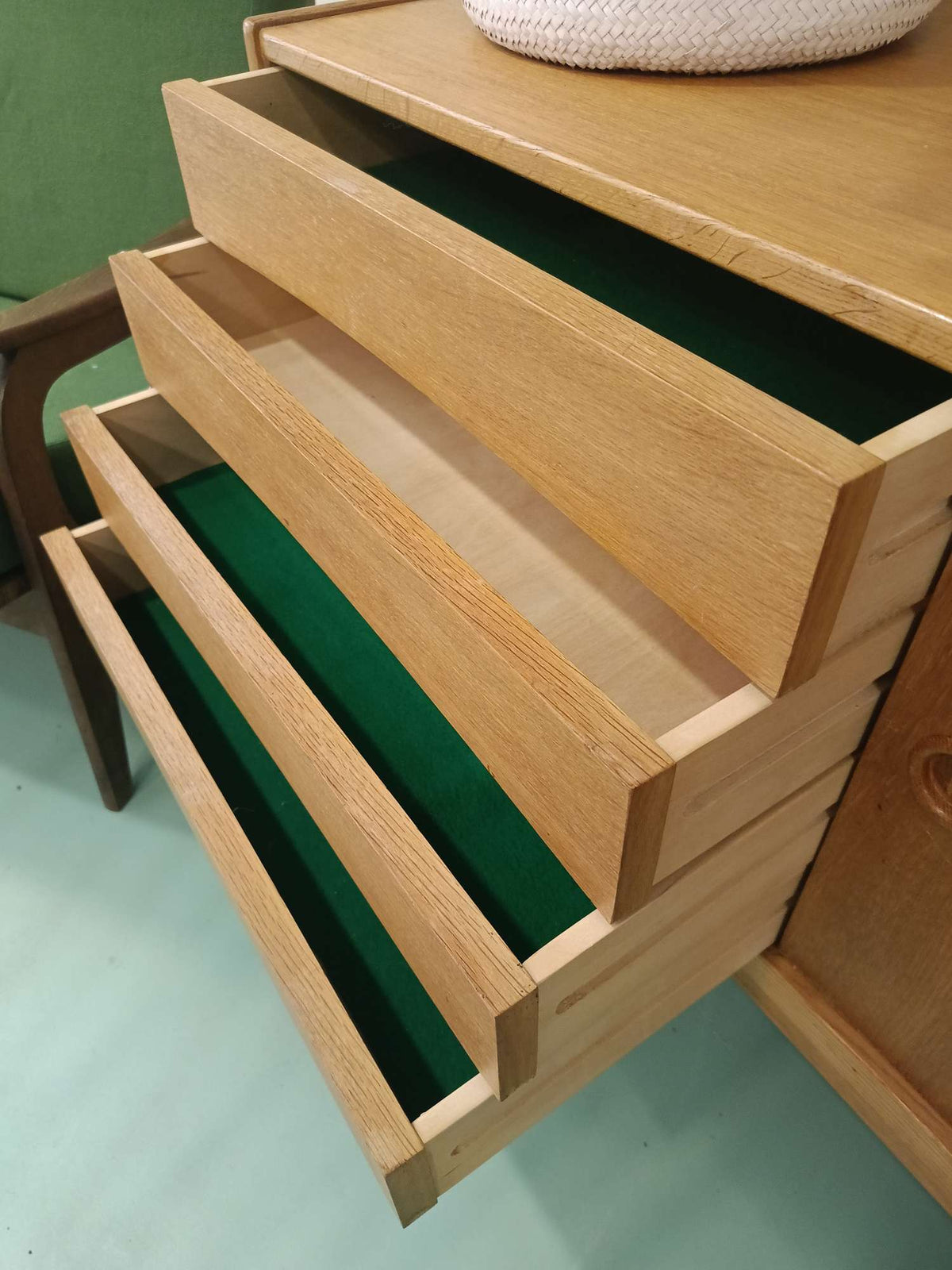 Sideboard Erik Wørts Svedese Anni 60 Quercia | 181cm | 93sw27926