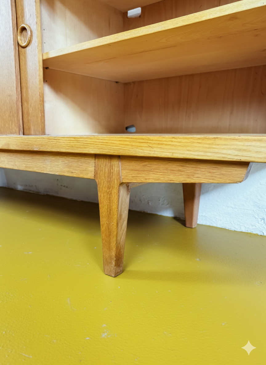 Sideboard Erik Wørts Svedese Vintage Anni '60 | Quercia Ante Cassetti 181cm