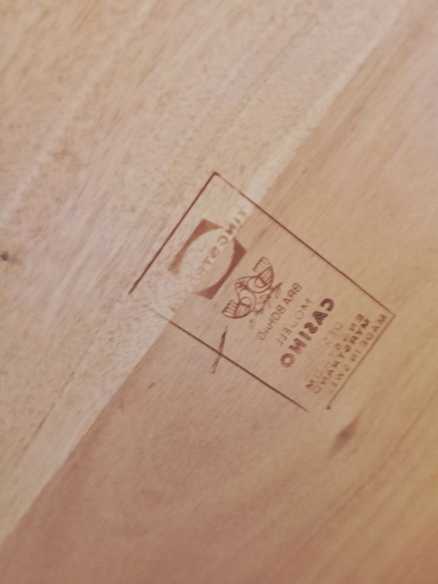 Panca Telefono Casino Engström Myrstrand | Svedese Anni '60 Quercia