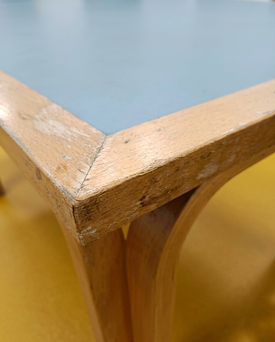 Tavolo Magnus Olesen grigio design danese anni 50 | 155cm | 97vnt