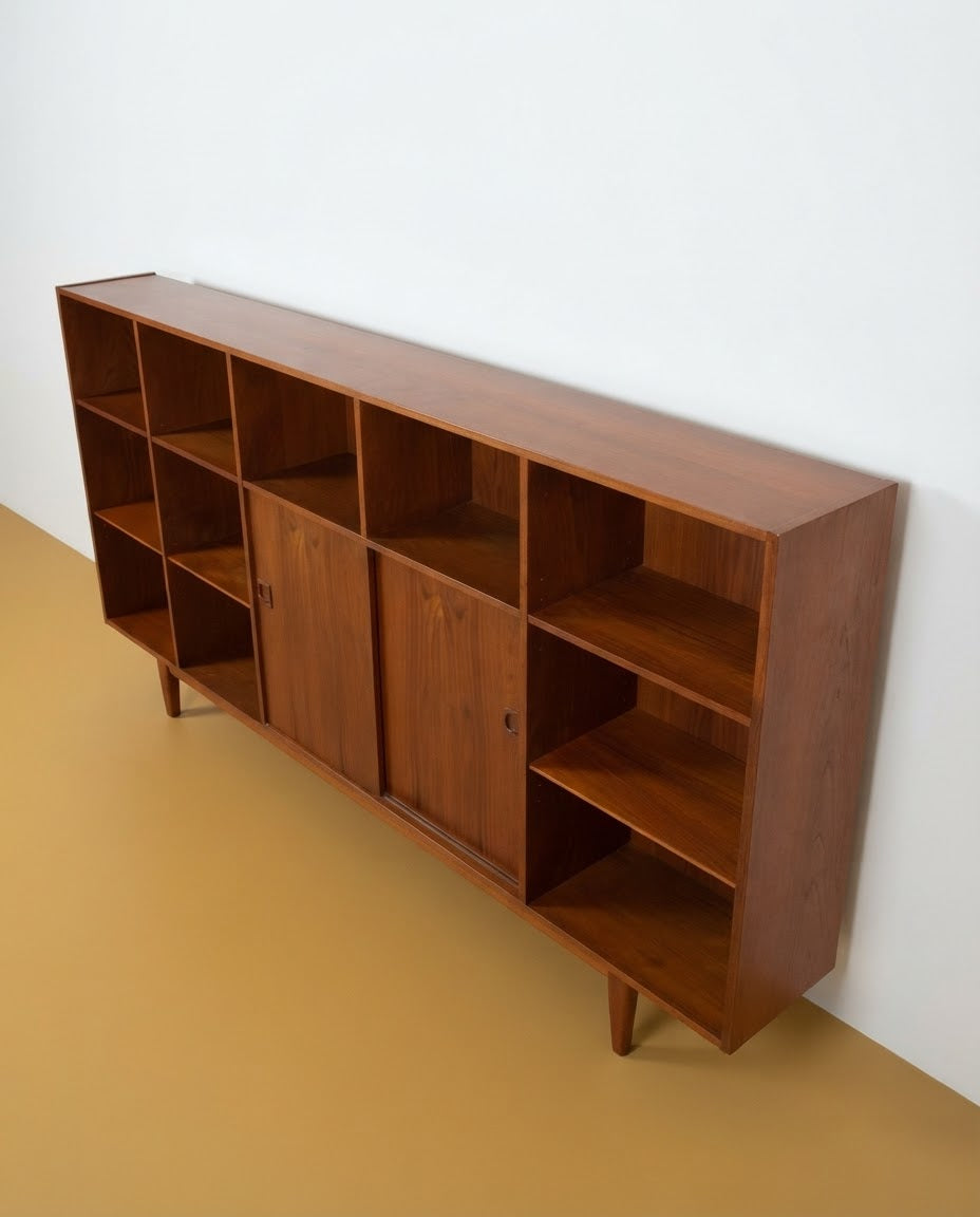 Libreria teak design danese anni 60 | 200cm | 97ck2264