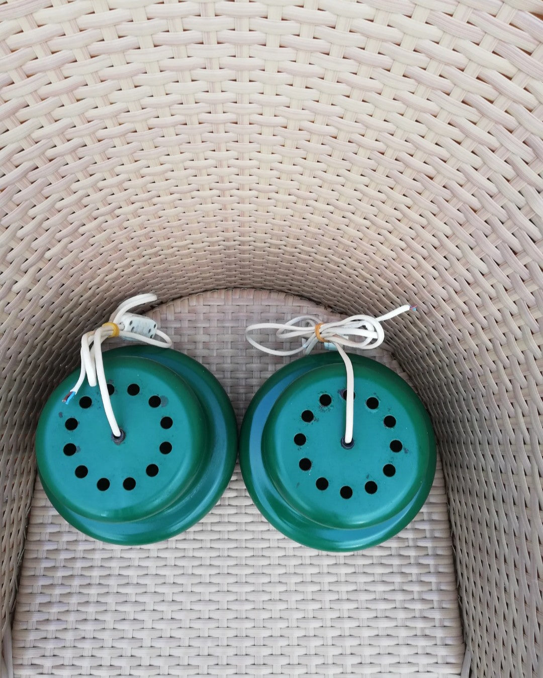 Lampadari Mini Pot Jo Hammerborg design danese vintage anni 50 | coppia verde