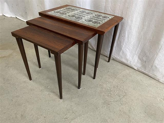 Tavolini tris design danese vintage anni 50 [jal40486]