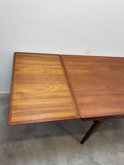 Tavolo rettangolare Johannes Andersen design vintage 1960 | nr10275