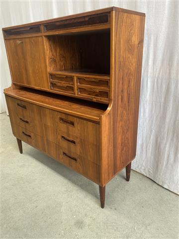 Scrittoio Cassettiera design danese vintage anni 60 [j43958] misure L.125 H.130 P.45