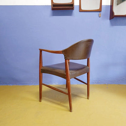 Poltroncina Kurt Olsen design danese vintage anni 50 [57st] misure L.64 P.55 H.78/45
