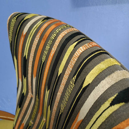 Poltrona design danese vintage anni 50 [83adt] misure L.70 H.107/48 P.70