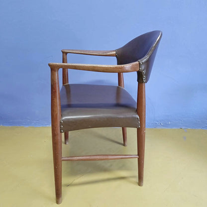 Poltroncina Kurt Olsen design danese vintage anni 50 [57st] misure L.64 P.55 H.78/45