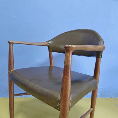 Poltroncina Kurt Olsen design danese vintage anni 50 [57st] misure L.64 P.55 H.78/45