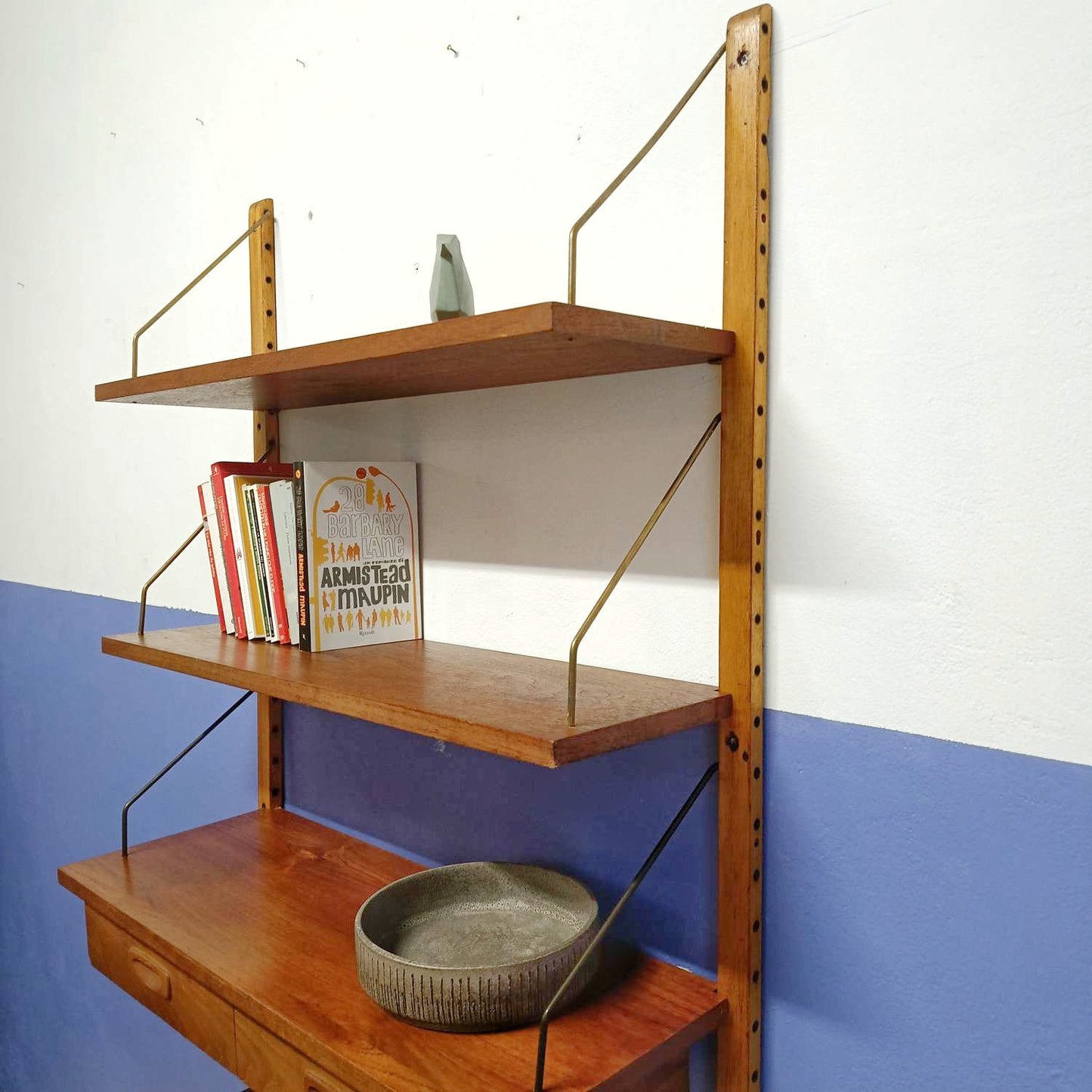 Libreria design danese vintage anni 60 [84vnt3b] misure H.175 L.84 P.24