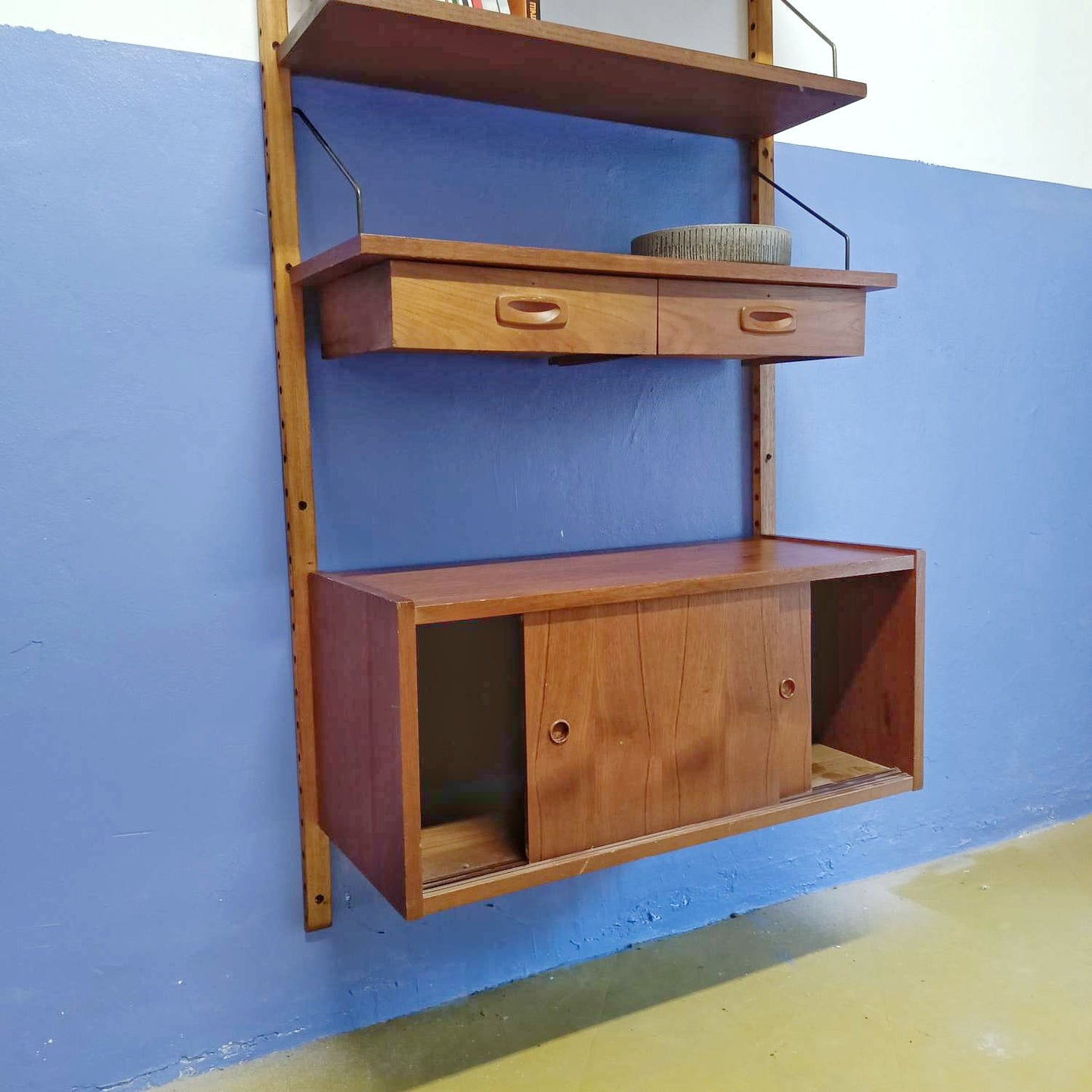 Libreria design danese vintage anni 60 [84vnt3b] misure H.175 L.84 P.24