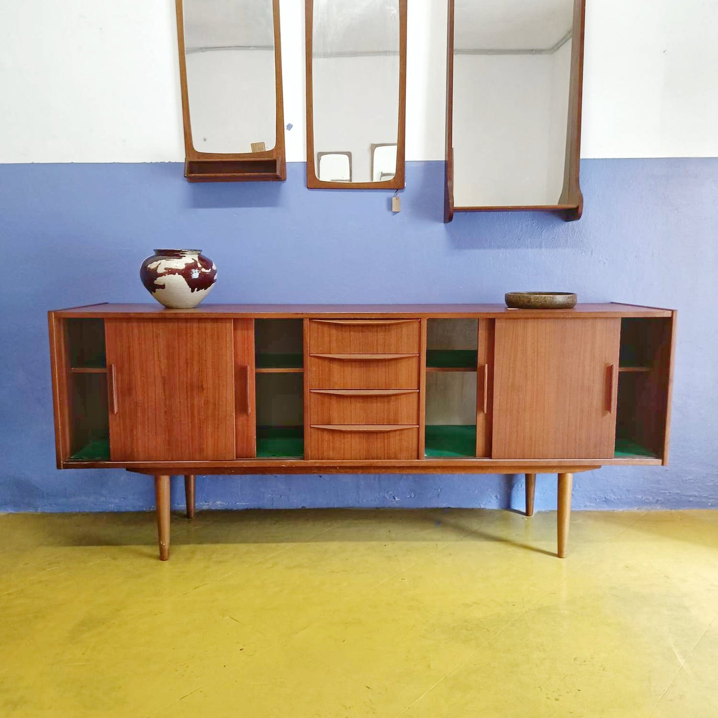 Sideboard vintage design danese originale [71ntk] misure L.190 H.81 P.48