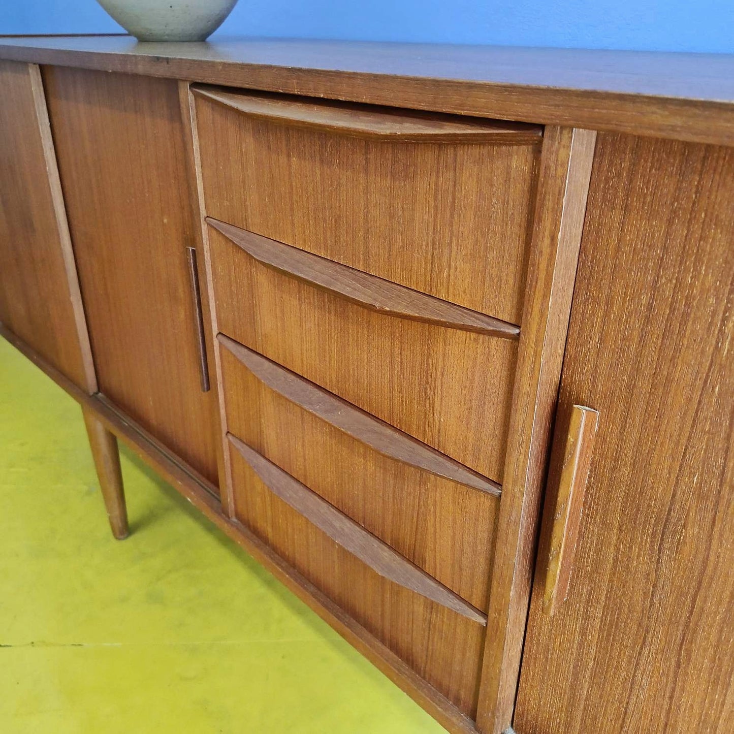 Sideboard vintage design danese originale [71ntk] misure L.190 H.81 P.48