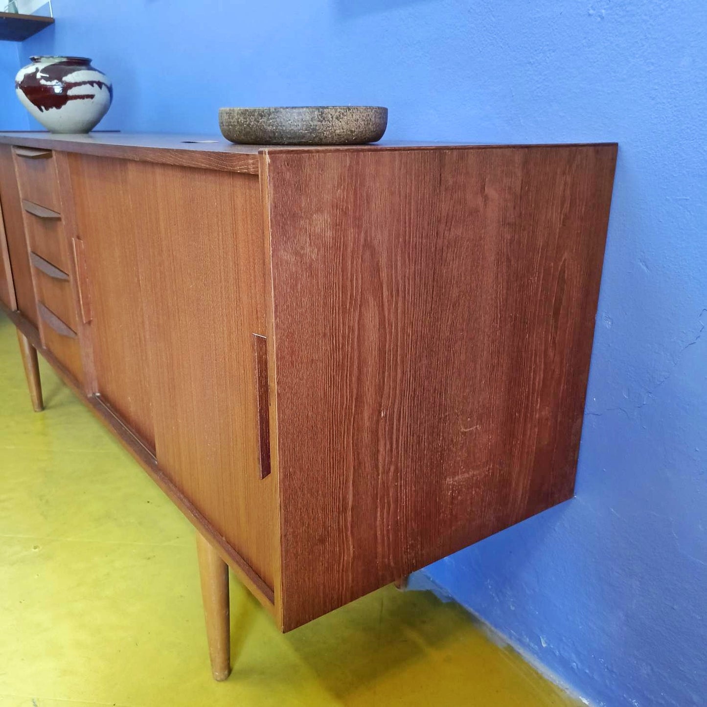 Sideboard vintage design danese originale [71ntk] misure L.190 H.81 P.48