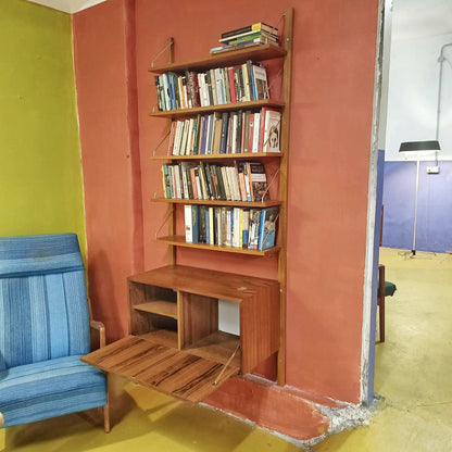 Libreria design danese vintage anni 60 [83jcas42800] misure L.84 H.200 P.40/20