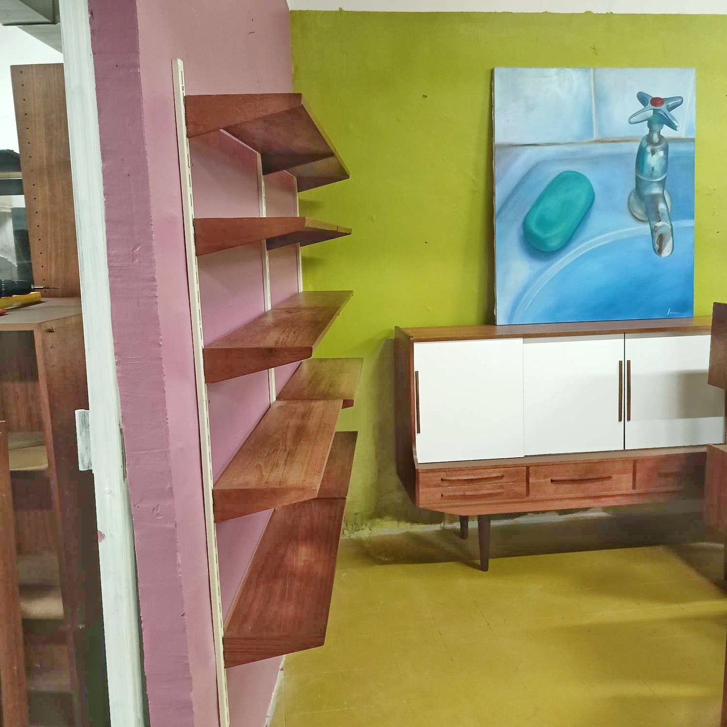 Libreria Kai Kai Kristiansen design danese vintage anni 60 [83jcas42777] misure L.175 H.150 P.26