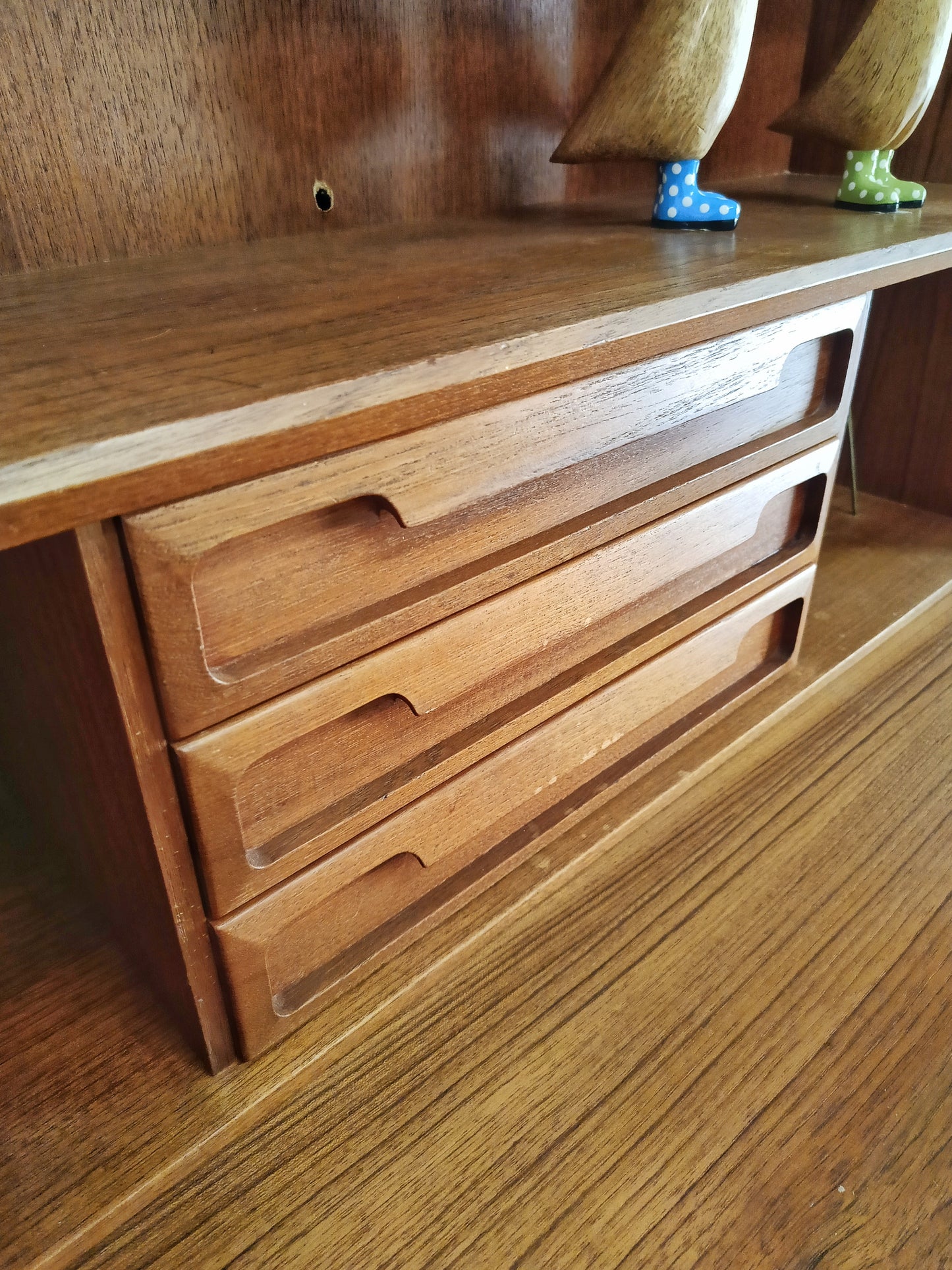 Libreria/scrittoio design danese vintage anni 50 [89ck1835] misure L.163 H.100 P.48