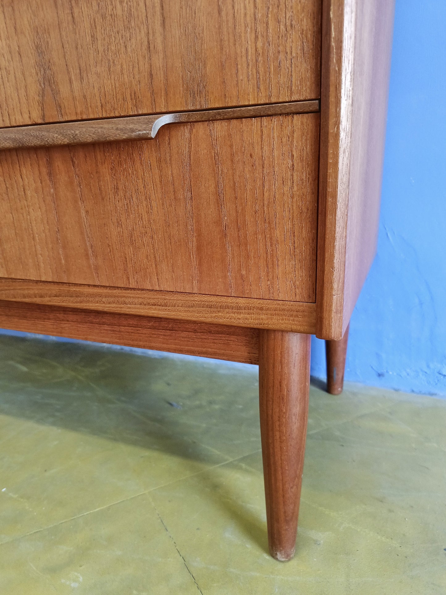 Libreria/scrittoio design danese vintage anni 50 [89ck1835] misure L.163 H.100 P.48