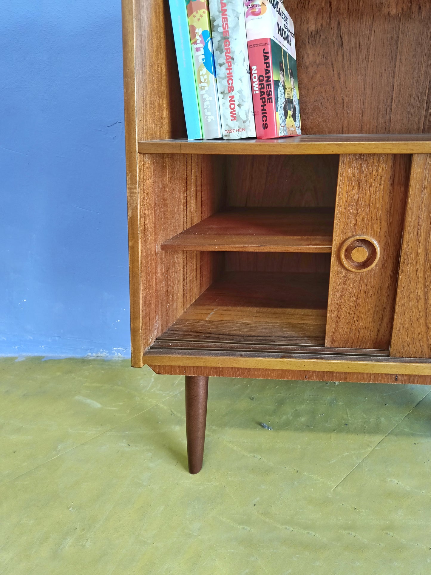 Libreria design danese vintage anni 50 [89vnt] misure L.80 P.32 H.85