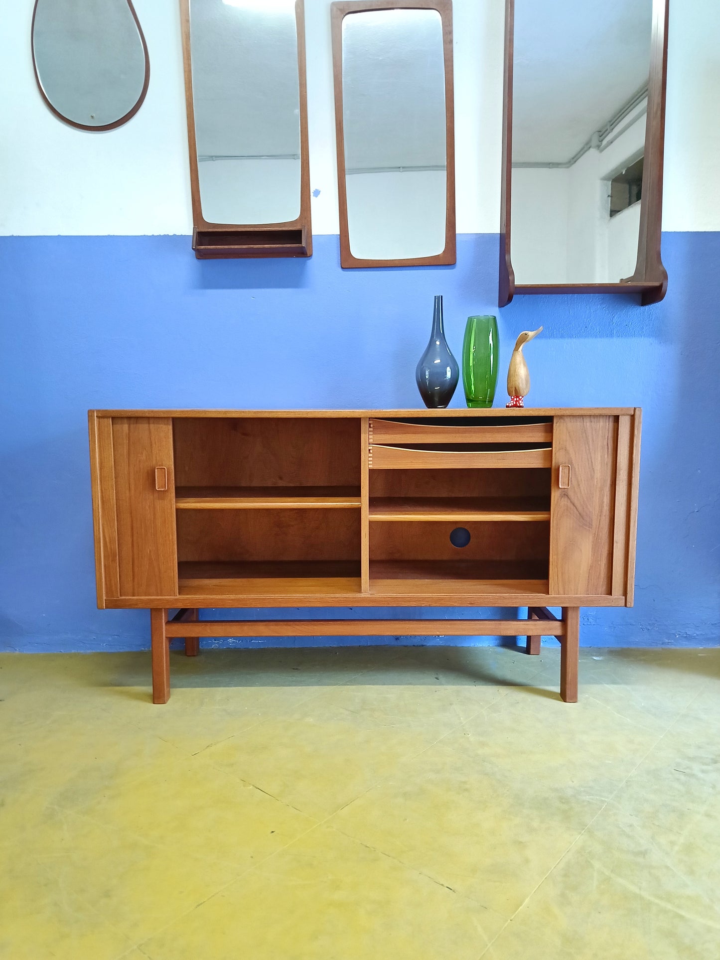 Sideboard Nils Jonsson x Troeds design svedese vintage anni 50 [89ck] misure L.140 H.79 P.42