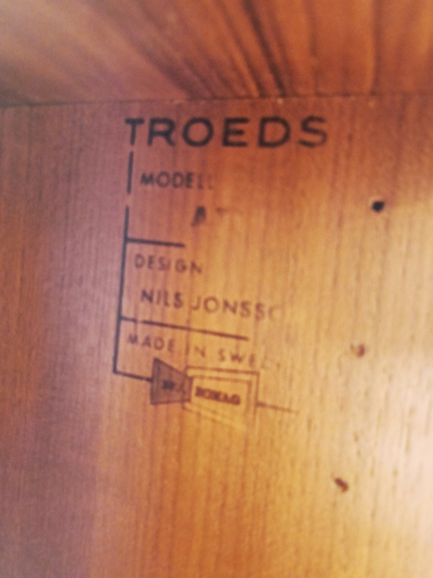 Sideboard Nils Jonsson x Troeds design svedese vintage anni 50 [89ck] misure L.140 H.79 P.42