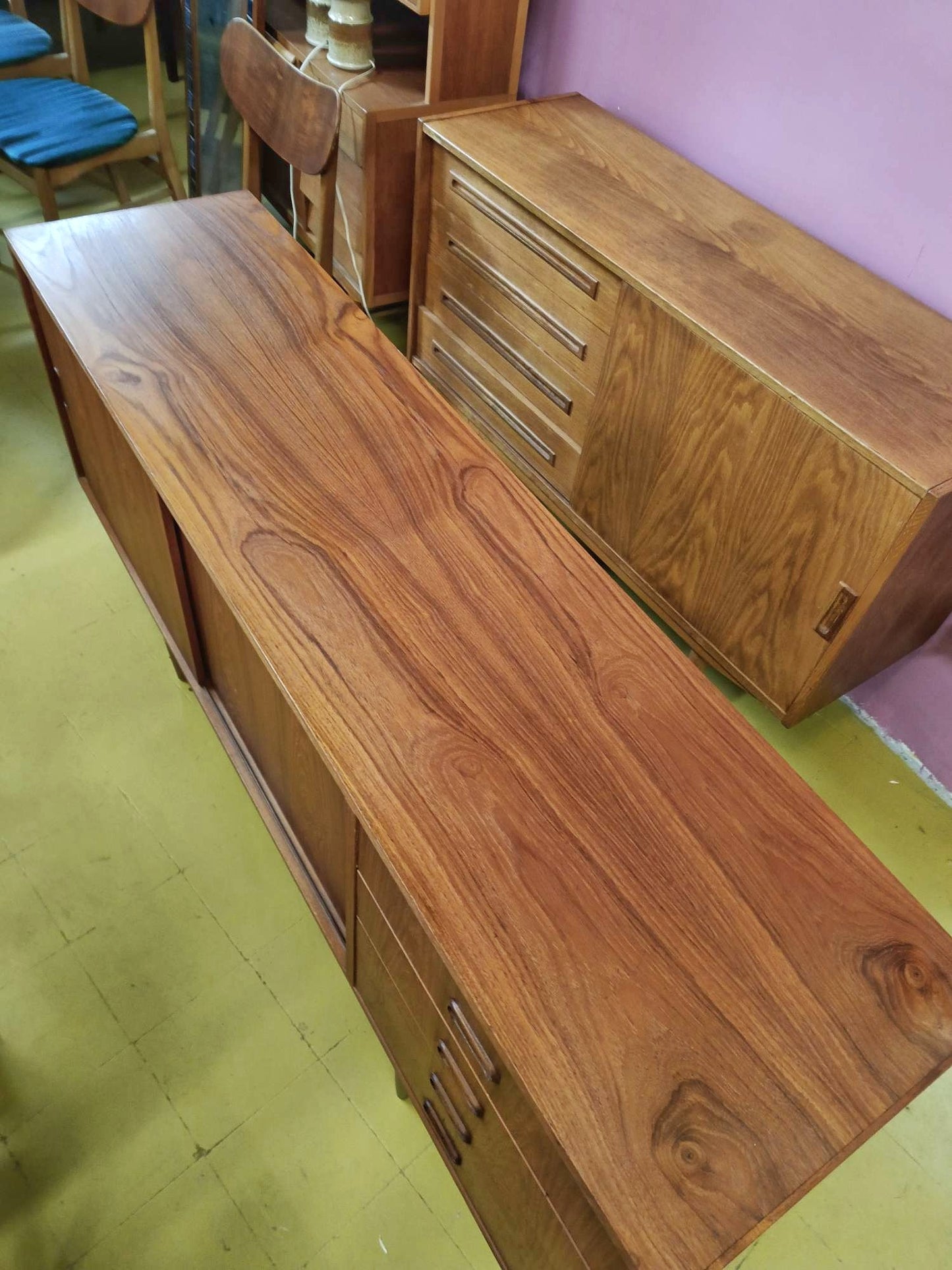 Sideboard design danese vintage anni 50 [89vnt2] misure L.160 H.76 P.40