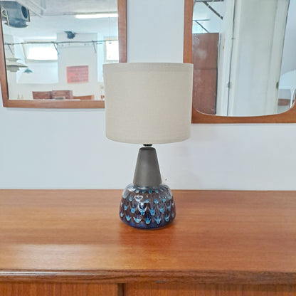 Lampada da tavolo vintage Sohølm design danese anni 50 [j40468-2] misure H.18/24 L.13